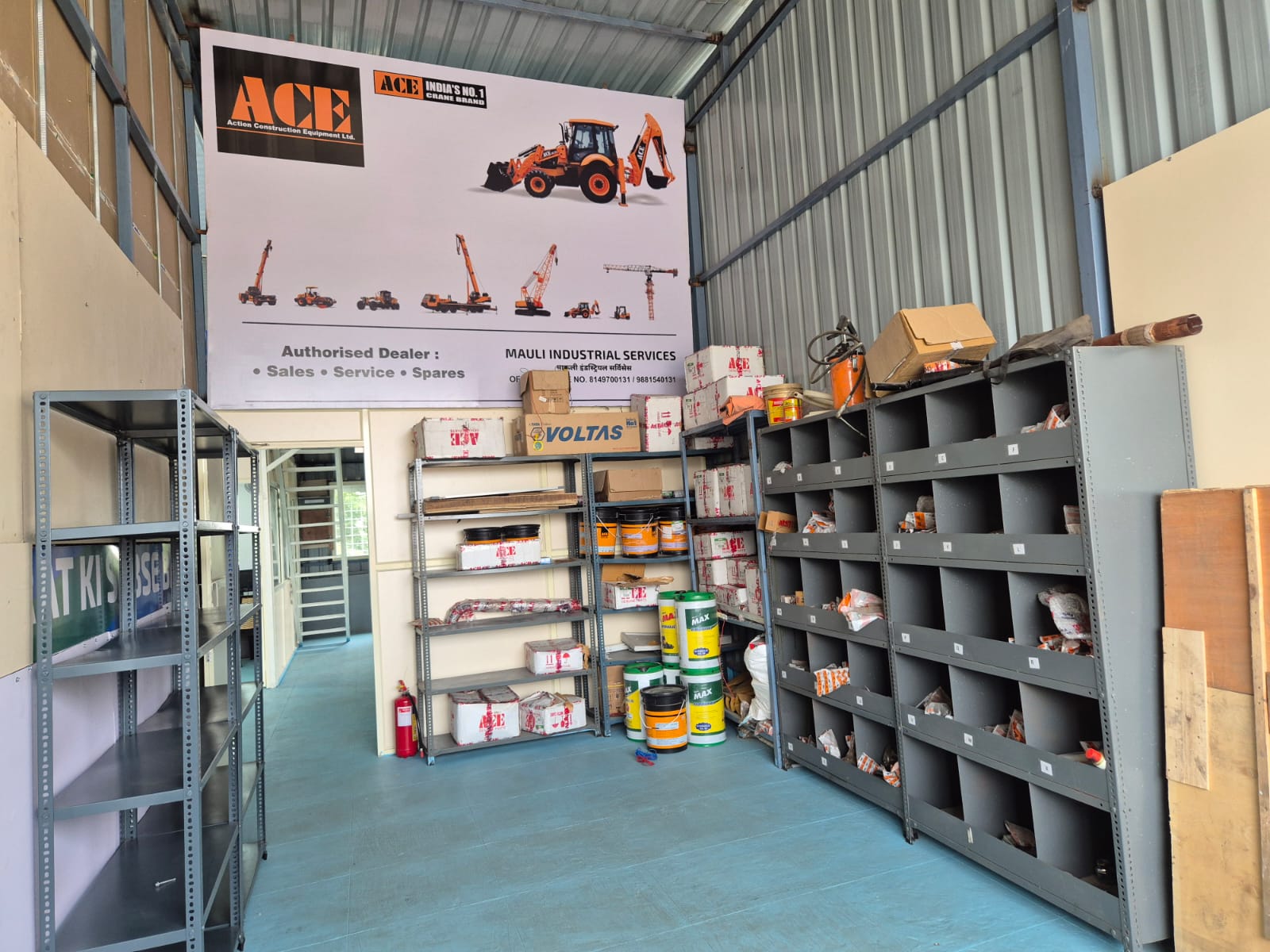 ACE Equipment Spare Parts & Service Counter